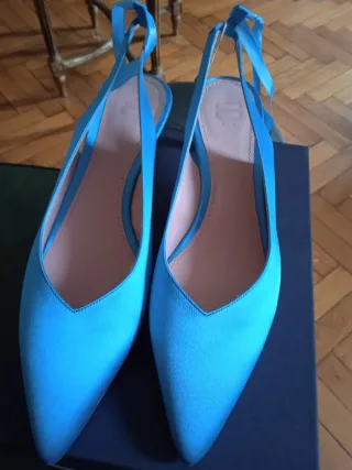 8 by Yoox Scarpe Blu Tg 40 Nuove
