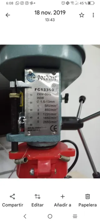 Taladro de columna Technic