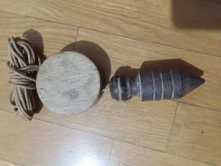 Plomada de albañil antigua