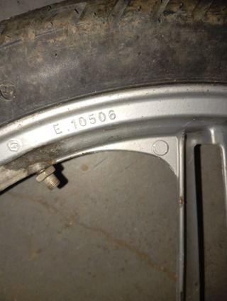 Rueda llanta trasera Vespino NL -