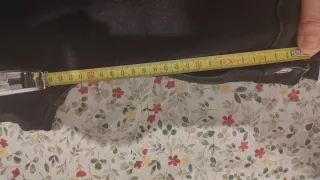 Pantalón vaquero negro Mango. Talla 40