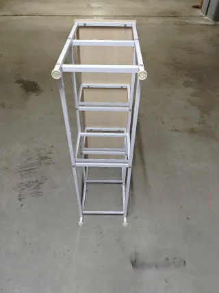 Estante Metálico y Madera 100x30x55 cm