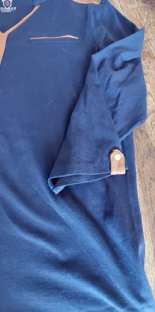 Camiseta azul de algodón Lloyds Talla XL