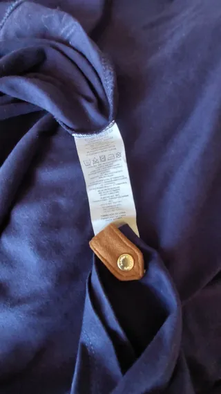 Camiseta azul de algodón Lloyds Talla XL