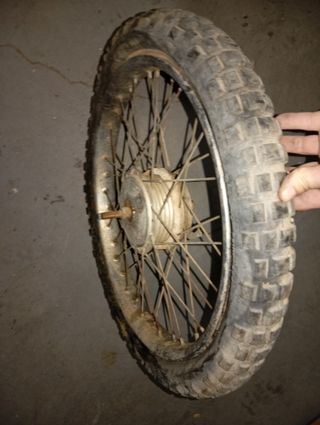 Rueda Llanta delantera moto 17"" clásica 2.5-17 -