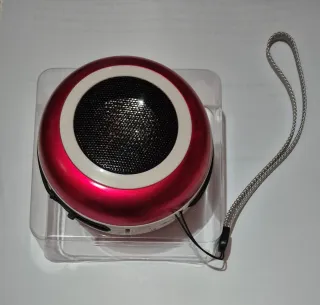 Altavoz Portátil Carrefour Rojo/Plateado