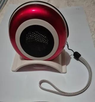 Altavoz Portátil Carrefour Rojo/Plateado