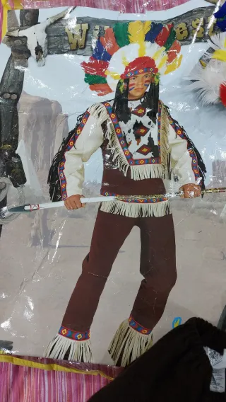 Costume Carnevale Capo Apache 9-11 anni