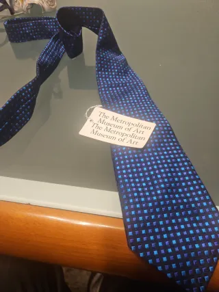 Corbata Met Museum of Art Azul y Morado
