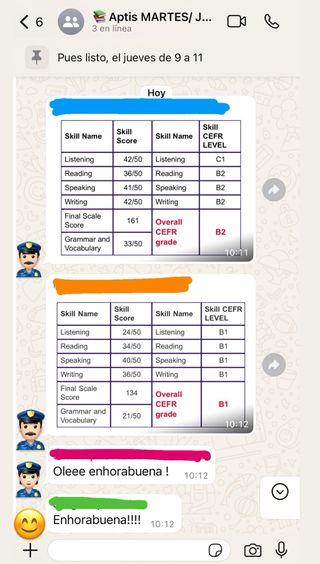 Clases inglés B2 Aptis