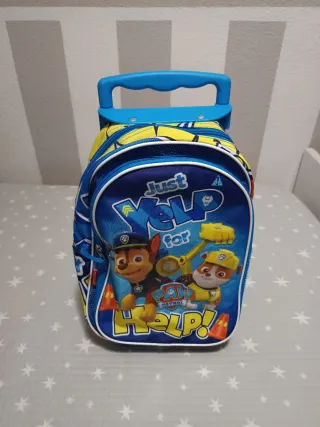 Mochila infantil Paw Patrol con ruedas