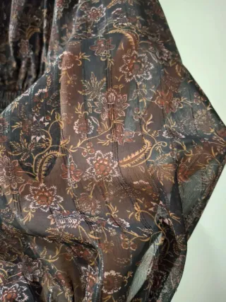 Vestido Zara estampado manga larga