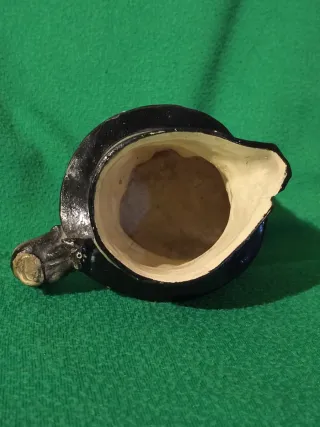 Antigua jarra de crema inglesa. Jarra Toby. Buena.