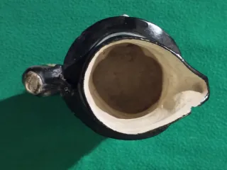 Antigua jarra de crema inglesa. Jarra Toby. Buena.
