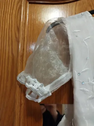 Vestido de comunión niña blanco. Talla 10 años.