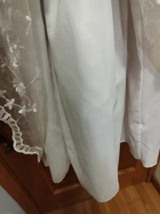 Vestido de comunión niña blanco. Talla 10 años.