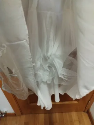 Vestido de comunión niña blanco. Talla 10 años.