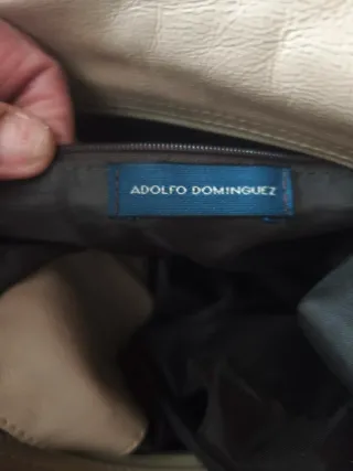 Bolso Adolfo Dominguez Beige wintage