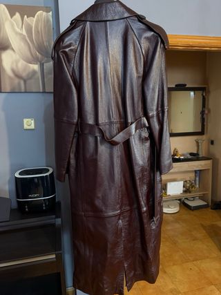 Abrigo largo piel Massimo Dutti