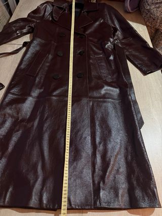 Abrigo largo piel Massimo Dutti