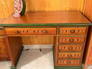 Conjunto Muebles Madera Pintados