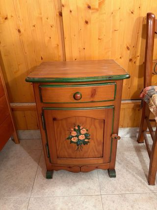 Conjunto Muebles Madera Pintados