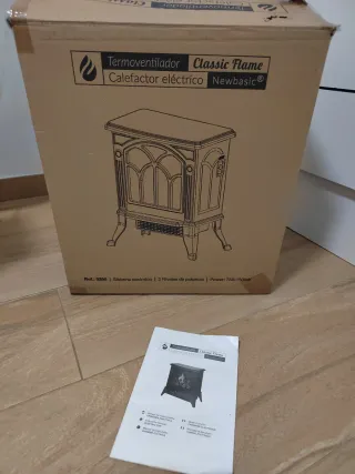 Chimenea Eléctrica Decorativa 1500W