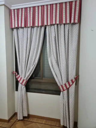 Cortinas de tela con estampado