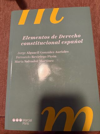Elementos de derecho constitucional español