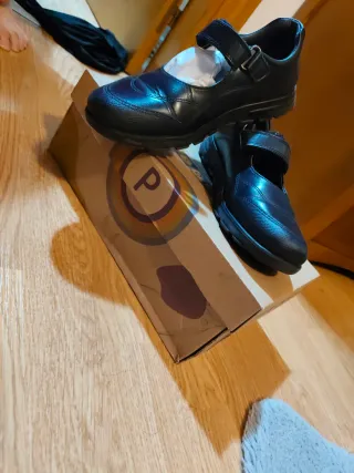 Zapatos Pablosky Colegial Niña Negros