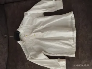 Camisa traje Fallero o torrentí blanca