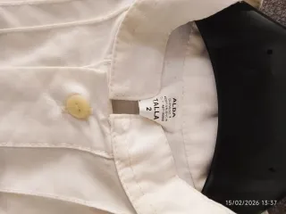 Camisa traje Fallero o torrentí blanca
