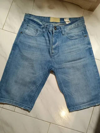 Bermuda Bershka Azul Talla S