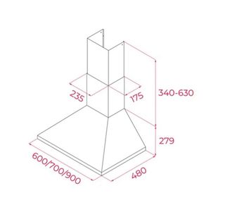 Campana Teka de 60cm Nueva Sin Uso