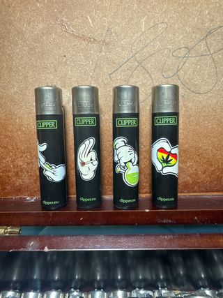 4 accendini Clipper rari