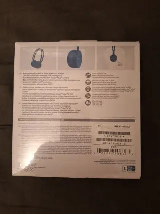 Auriculares Sony WH-CH400 Bluetooth Azul