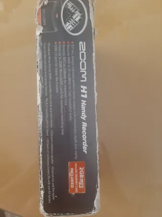 Grabadora Zoom H1 Handy Recorder Negra