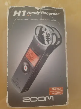 Grabadora Zoom H1 Handy Recorder Negra
