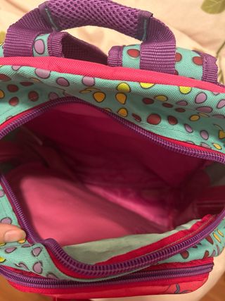 Mochila escolar infantil rana Sally Sapó