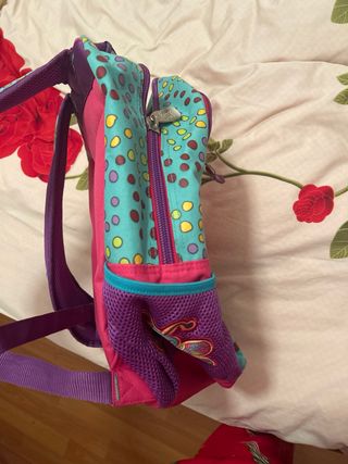 Mochila escolar infantil rana Sally Sapó