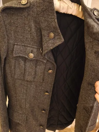 Chaqueta tweed hombre