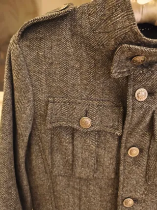 Chaqueta tweed hombre