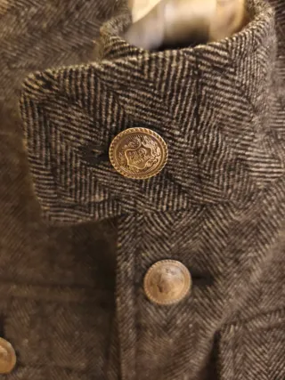 Chaqueta tweed hombre