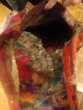 Bolso artesanal multicolor