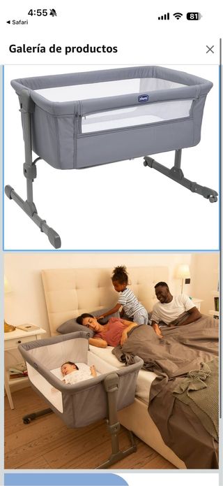 Cuna colecho bebé 0-6 meses