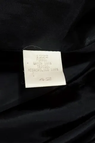 Abrigo Piel Sintética Efecto Visón