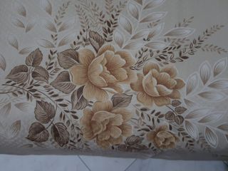 Copriletto matrimoniale raso floreale