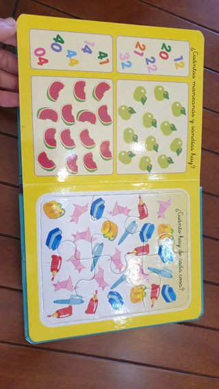 Libro Puzzle para aprender a sumar