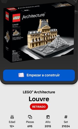 LEGO Architecture 21024 Louvre