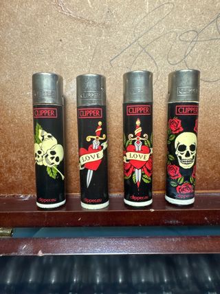 4 accendini Clipper rari